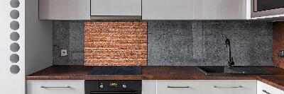 Spatplaat keuken Bakstenen muur