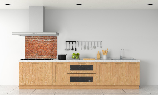 Spatplaat keuken Bakstenen muur