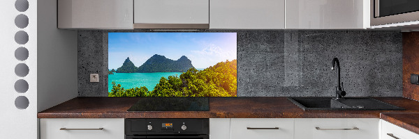 Glazen achterwand keuken Panorama Thailand