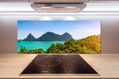 Glazen achterwand keuken Panorama Thailand
