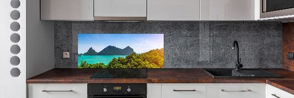 Glazen achterwand keuken Panorama Thailand