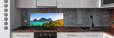 Glazen achterwand keuken Panorama Thailand