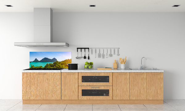 Glazen achterwand keuken Panorama Thailand