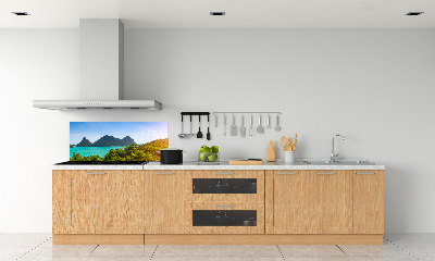 Glazen achterwand keuken Panorama Thailand