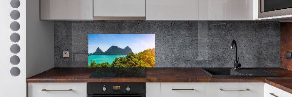 Glazen achterwand keuken Panorama Thailand