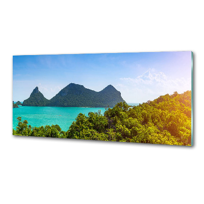 Glazen achterwand keuken Panorama Thailand