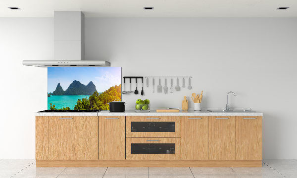Glazen achterwand keuken Panorama Thailand