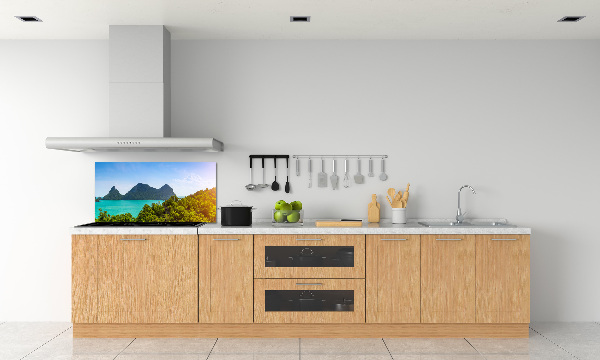 Glazen achterwand keuken Panorama Thailand