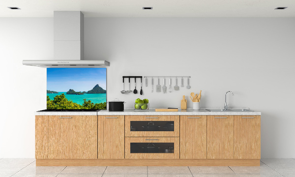 Glazen achterwand keuken Panorama Thailand
