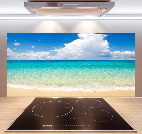 Spatscherm keuken Paradijsstrand
