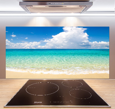 Spatscherm keuken Paradijsstrand