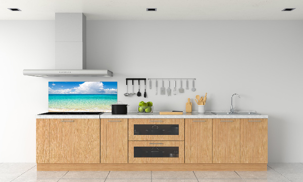 Spatscherm keuken Paradijsstrand