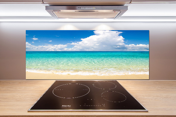 Spatscherm keuken Paradijsstrand