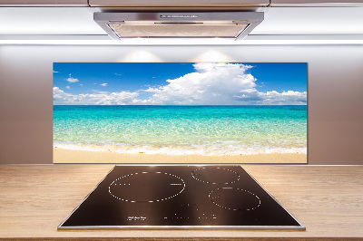 Spatscherm keuken Paradijsstrand