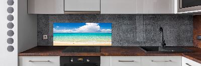 Spatscherm keuken Paradijsstrand