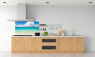 Spatscherm keuken Paradijsstrand