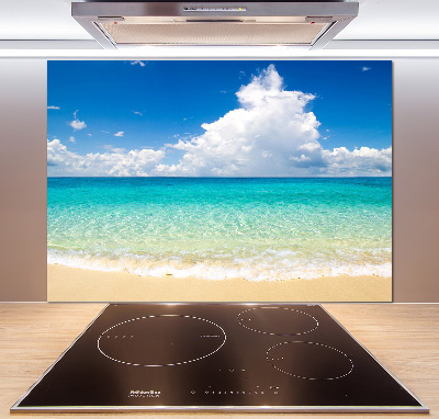 Spatscherm keuken Paradijsstrand