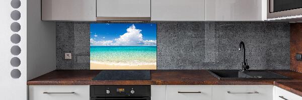 Spatscherm keuken Paradijsstrand