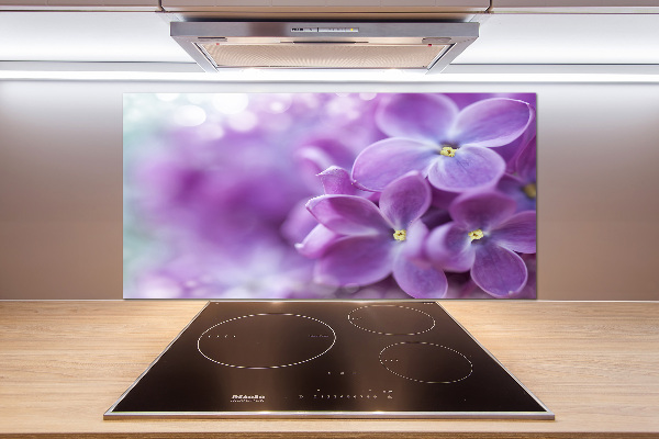 Spatplaat keuken Seringbloemen