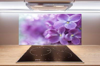 Spatplaat keuken Seringbloemen