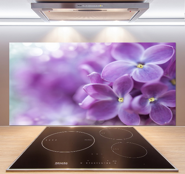 Spatplaat keuken Seringbloemen