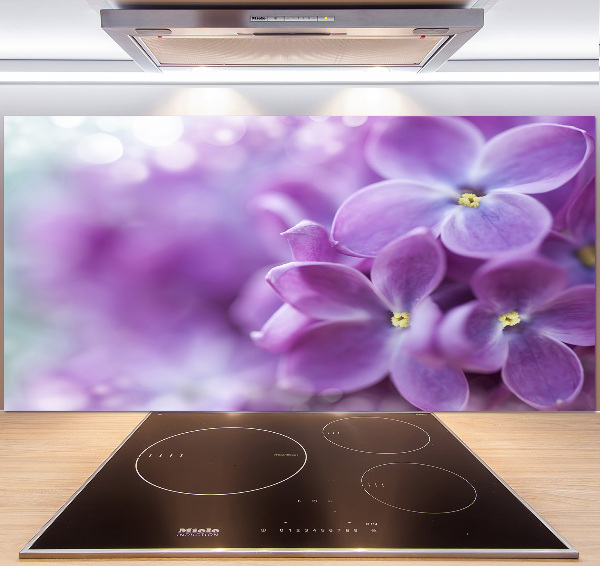 Spatplaat keuken Seringbloemen