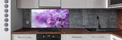 Spatplaat keuken Seringbloemen