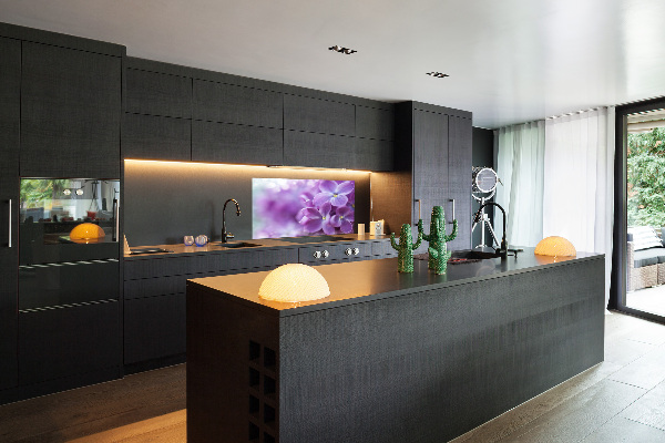 Spatplaat keuken Seringbloemen