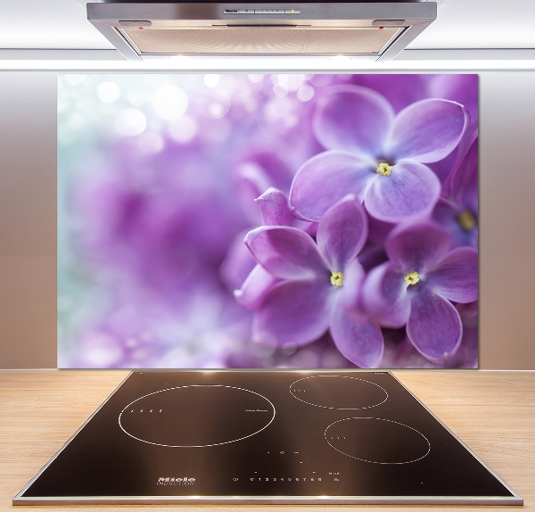 Spatplaat keuken Seringbloemen