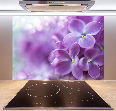 Spatplaat keuken Seringbloemen