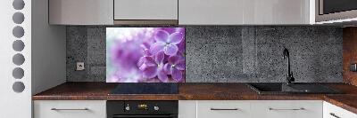 Spatplaat keuken Seringbloemen