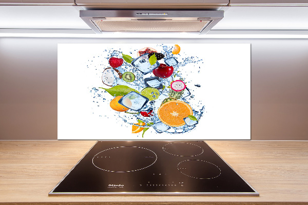Achterwand keuken Fruit en ijs