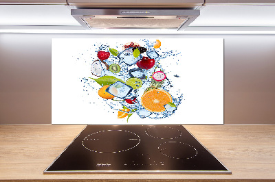 Achterwand keuken Fruit en ijs
