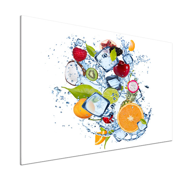 Achterwand keuken Fruit en ijs
