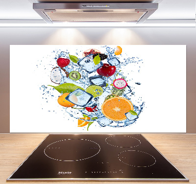 Achterwand keuken Fruit en ijs