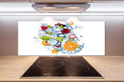 Achterwand keuken Fruit en ijs