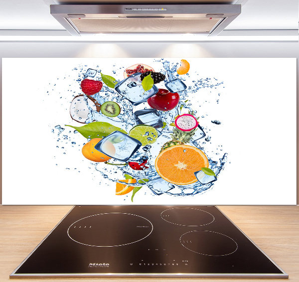 Achterwand keuken Fruit en ijs