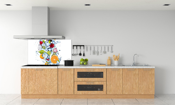 Achterwand keuken Fruit en ijs