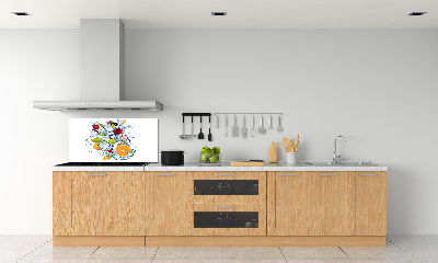 Achterwand keuken Fruit en ijs