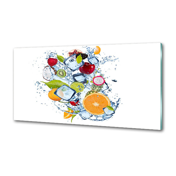 Achterwand keuken Fruit en ijs