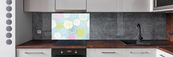 Spatplaat keuken Rozen