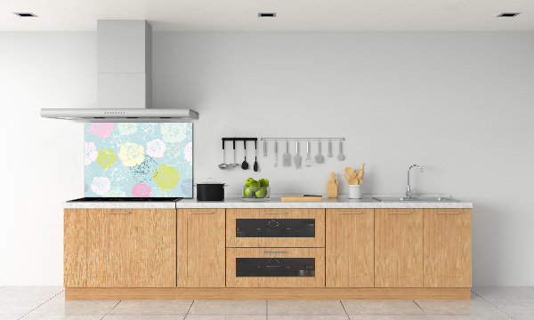 Spatplaat keuken Rozen
