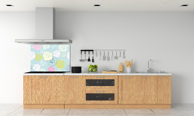 Spatplaat keuken Rozen