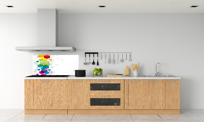 Achterwand keuken Kleurrijke kubussen