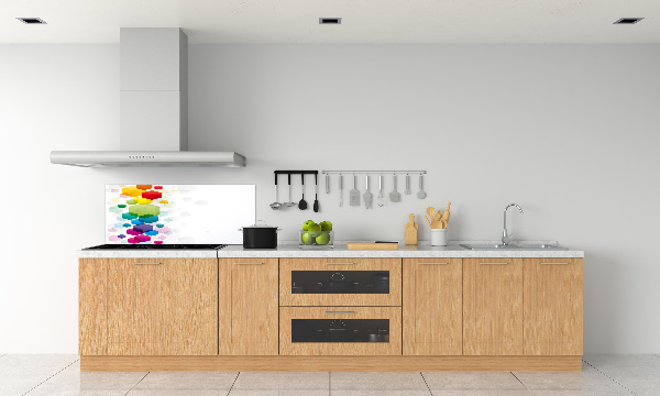 Achterwand keuken Kleurrijke kubussen