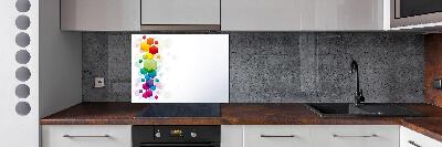 Achterwand keuken Kleurrijke kubussen