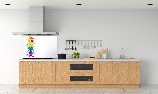 Achterwand keuken Kleurrijke kubussen