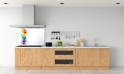 Achterwand keuken Kleurrijke kubussen