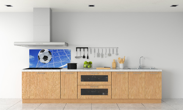 Spatplaat keuken De bal ligt in het doel.