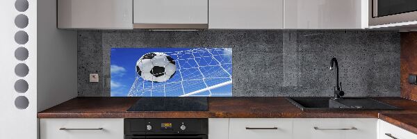 Spatplaat keuken De bal ligt in het doel.